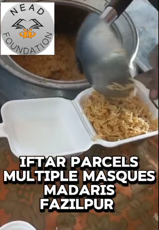 Fazilpur Iftar Parcels Distribution in different Masques